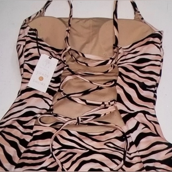 Shade n Shore Women's Swimsuit Zebra - Picture 2 of 4